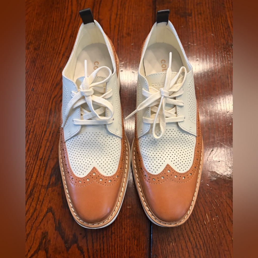 Cole Haan Women’s OriginalGrand Platform Wingtip Oxfords 6.5 - Picture 2 of 3